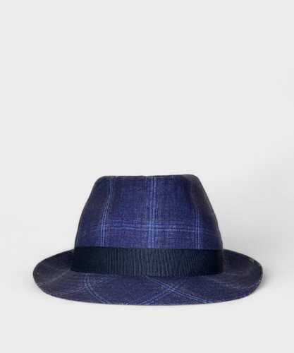 Panizza Rock cappello in cotone a tesa piccola, blu navy ROCK.T401.8 - Foto 2 di 12