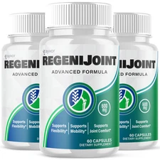 (3 Pack) Regeni Joint Advanced Support Formula RegeniJoint Supplement 180 Caps