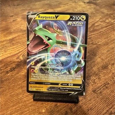 Pokémon TCG Rayquaza V 100/159 SWSH: Crown Zenith Ultra Rare Holo English 210 HP