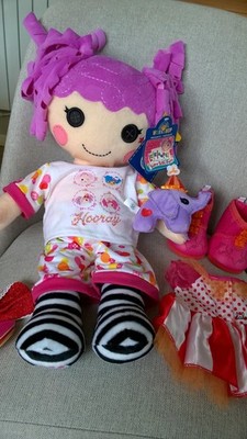 große 20'' Lalaloopsy Build a Bear super alberne Partypuppe mit Kartenetiketten + Extras