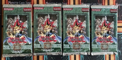 Yugioh! 4 x Soul of the Duelist Booster,Hobby, Factory Sealed 100 % unsearched