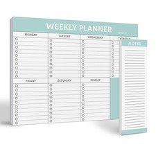 Weekly Planner Pad Notepad 8.5 x 11 Undated Large Planning Matching Letter Size