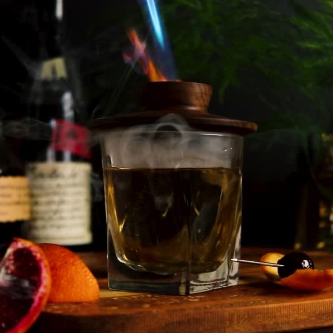 Bundle with Kitchen Torch, Six Flavors of Wood Chips, Apple, Hickory, Maple, ...