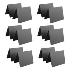12 PCS Chalkboard Signs 4X3Inch Small Chalkboard Chalk Sign Food Labels2159