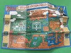 The Legend of Zelda A Link to the Past  SNES Hyrule Map Insert