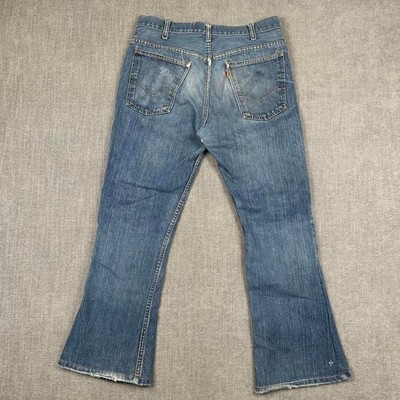 Vintage 70s Levi's Orange Tab 646-0217 Denim jeans