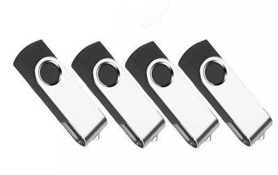 4 x USB Sticks 16GB Swivel Twister USB Flash Drive Speicherstick NEU