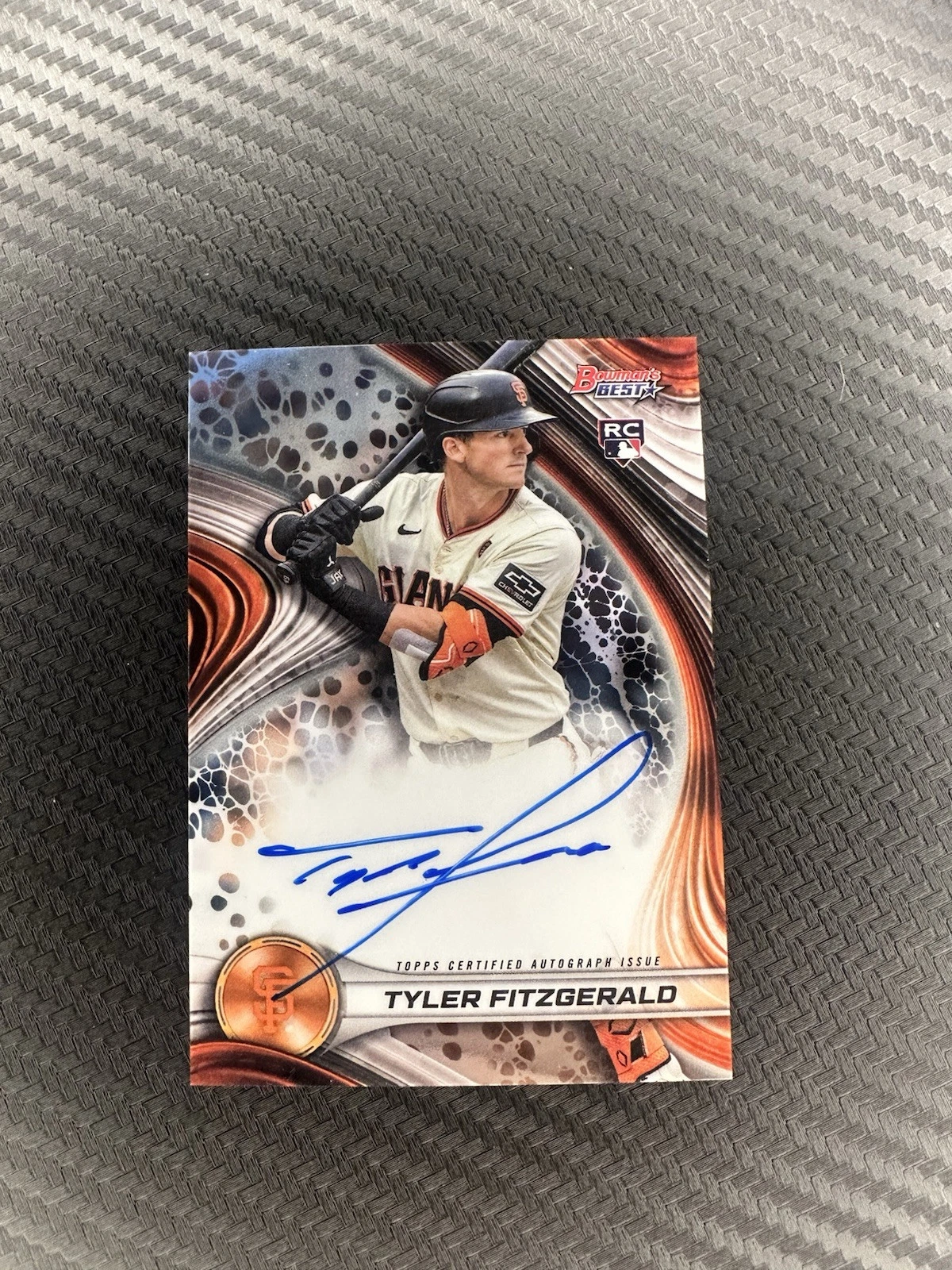 Tyler Fitzgerald trading card