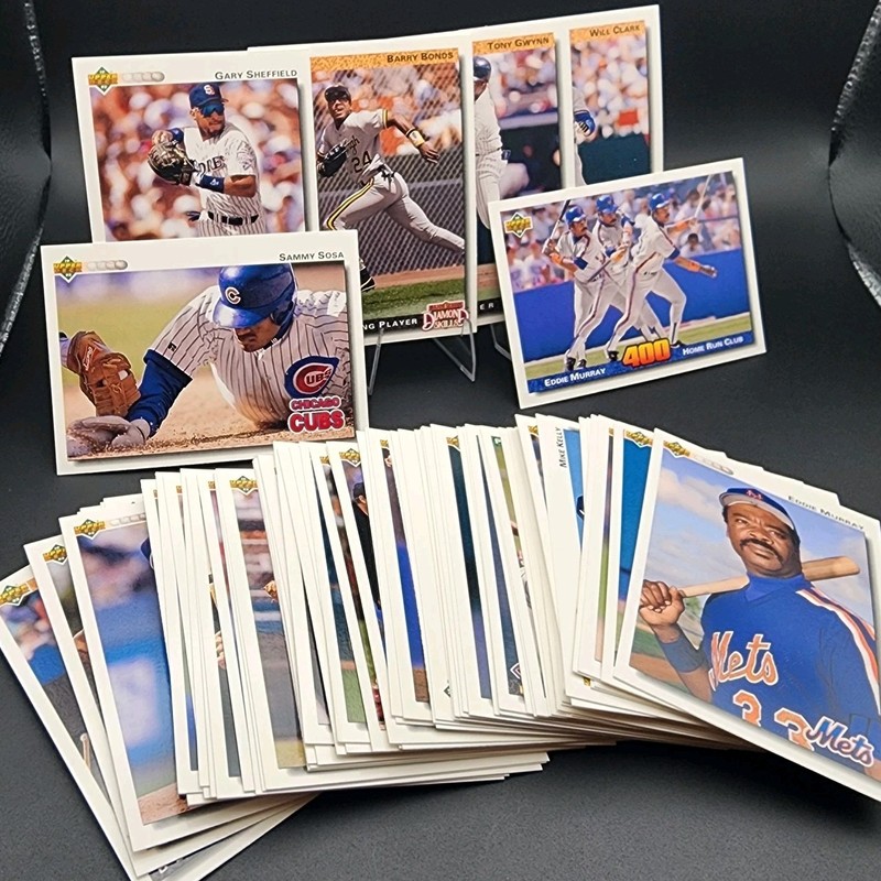 1993 Upper Deck Baseball 80 Card Lot w/ Sammy Sosa #127 Barry Bonds Mets Stars