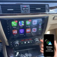 Android 15 Car Radio Stereo GPS CarPlay DSP for BMW 3 Series E90-E93 GPS WiFi BT