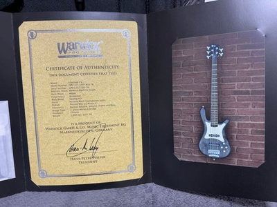 #ad Warwick Ps Streamer Cv 5 Ts Nb No.MG2707 $3625.48