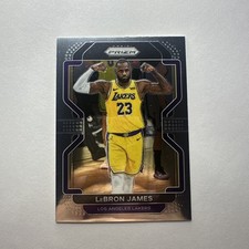 LEBRON JAMES 2021-22 Panini Prizm Basketball #91 Base Los Angeles Lakers 