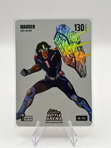 Bo Jackson Battle Arena 2025 Warden Battle foil (Steel) Blizzard SSP 1st Edition