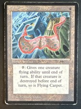 Flying Carpet, Artifact, Arabian Nights, Magic the Gathering, Mark Tedin