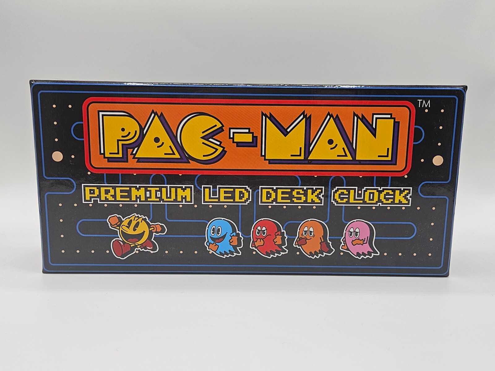 PacMan Premium LED Desk Clock Designed by Raw Thrills eBay