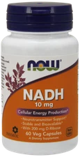 NOW NADH Neurotransmitter Support* Stable and Bioavailable 200 mg D-Ribose 6/26