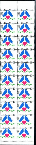 EFO 2440 2-WAY MISPERFED & MISCUT SHEET OF 50 --FIVE IMPERF MARGIN SINGLES ON LR - Picture 5 of 6