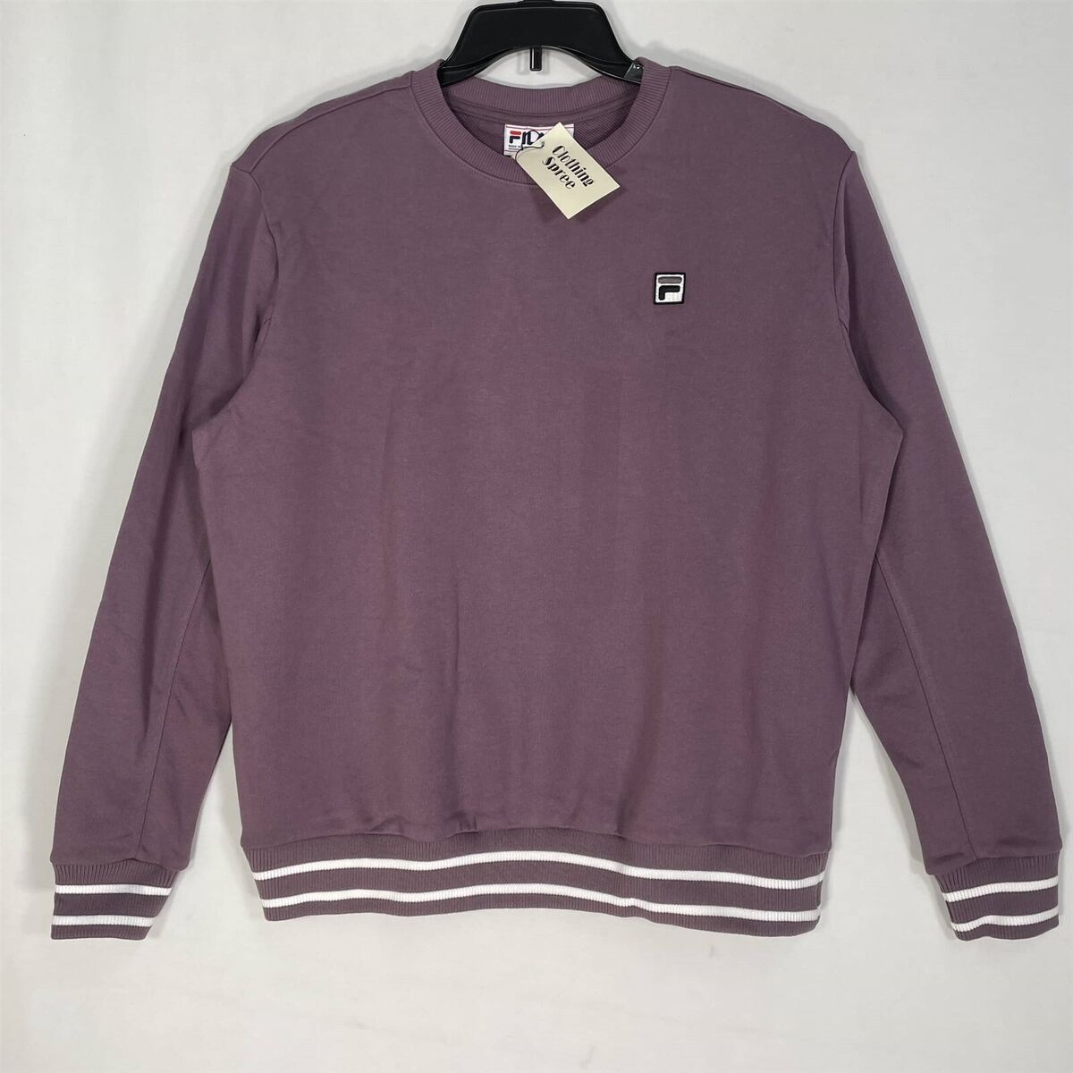Purple fila sweatshirt clearance