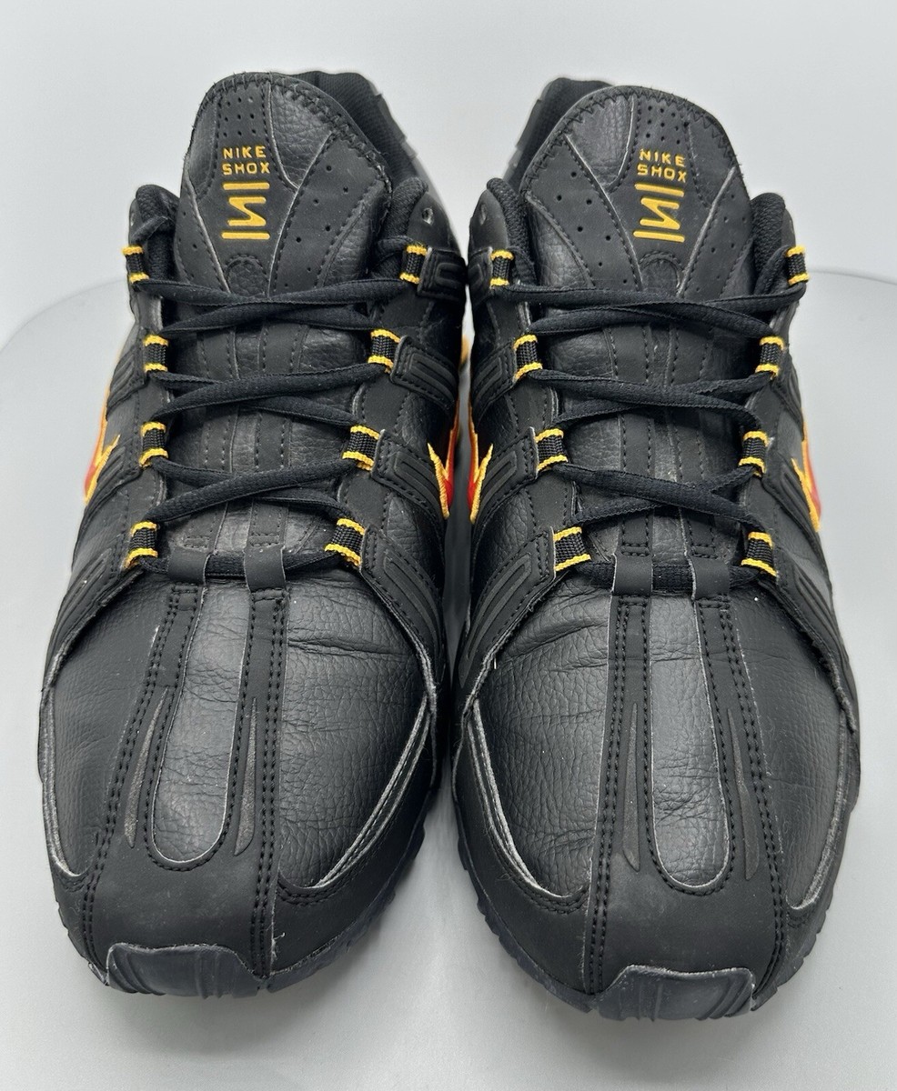 Very Rare 2012 Nike Shox NZ Turbo Black Yellow Shoes 525248-067