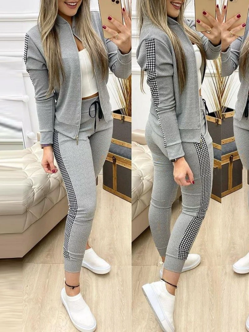 Fashion Wholesale Long Sleeve Cotton Two Piece Women's Sports Wear - China Sports  Wear and Gym Wear price