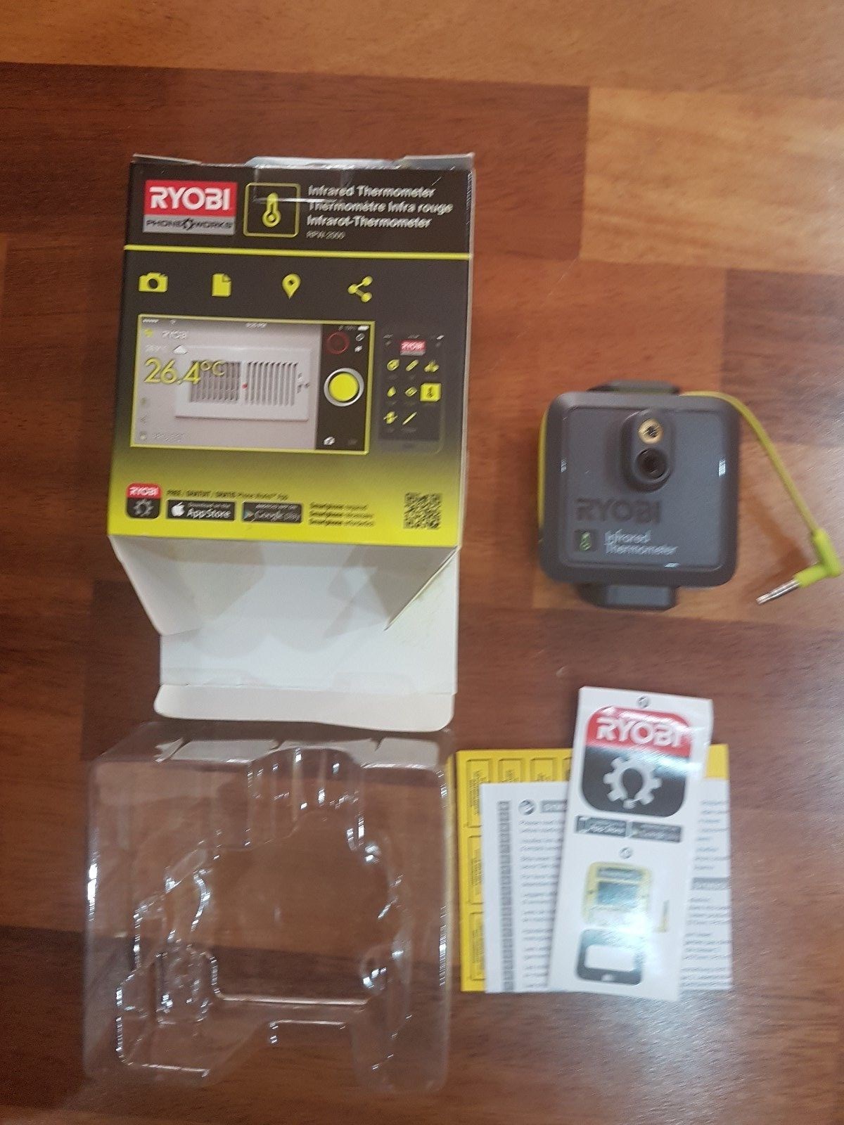 Ryobi RPW-2000 Termometro Infrarossi Smartphone - Nuovo Occasione