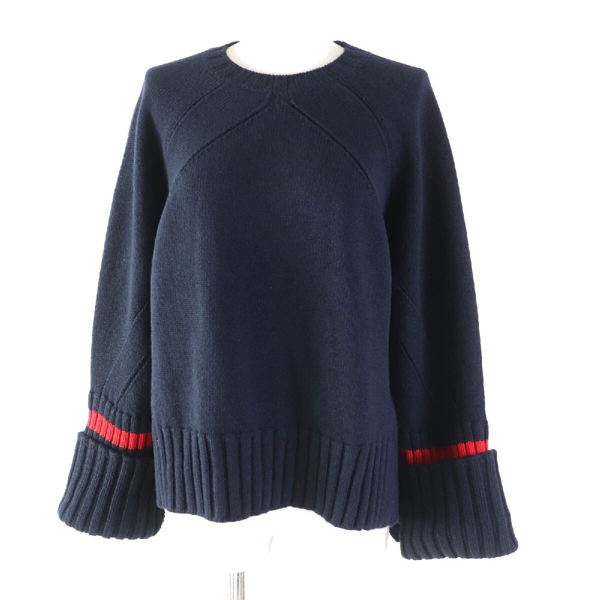 Celine Phoebe Philo Wool Yak Knit Sweater Navy Size S