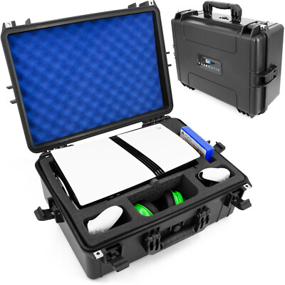 CASEMATIX Hard Case for Playstation 5 Pro Console - Waterproof PS5 Pro Case Only