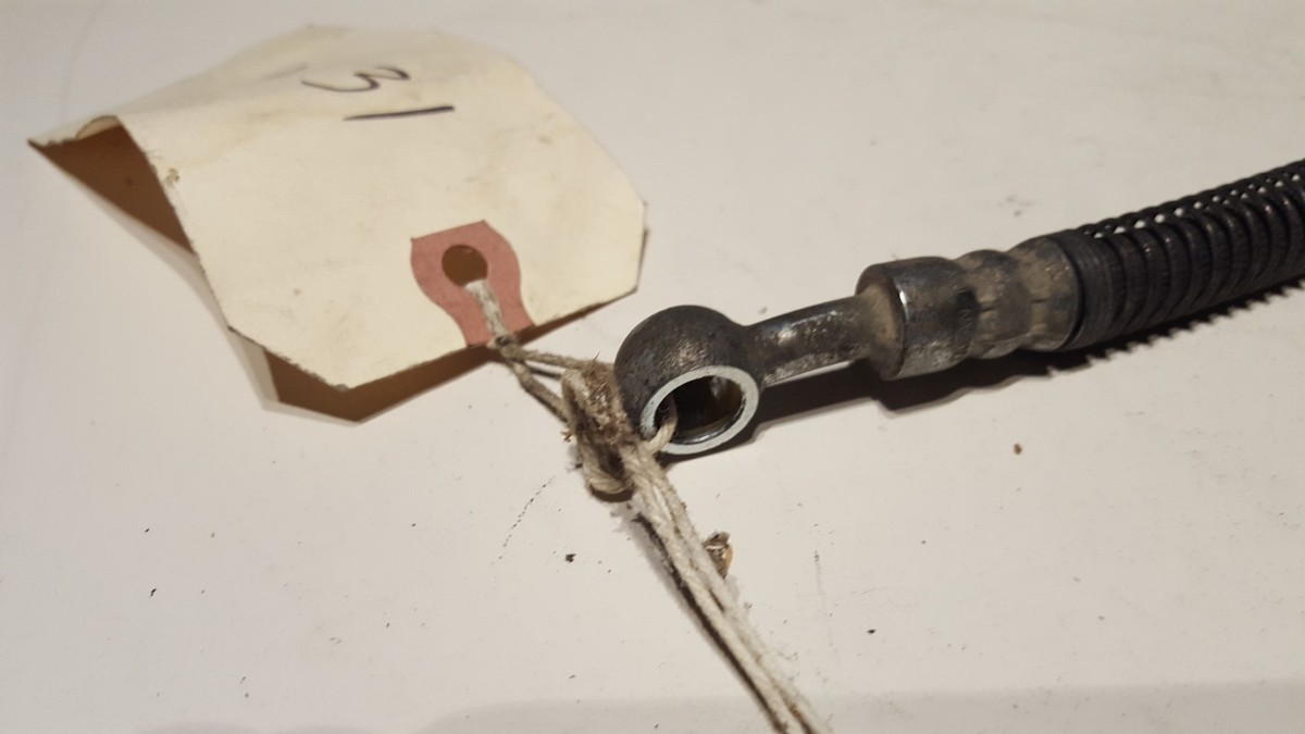 92 KAWASAKI zx6 NINJA BRAKE LINE REAR id 2931 | eBay