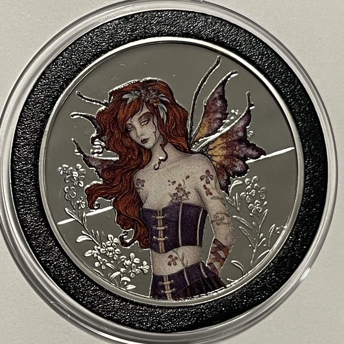 Amy Brown Fairies Collection Proof Coin 1 Troy Oz .999 Fine Silver 