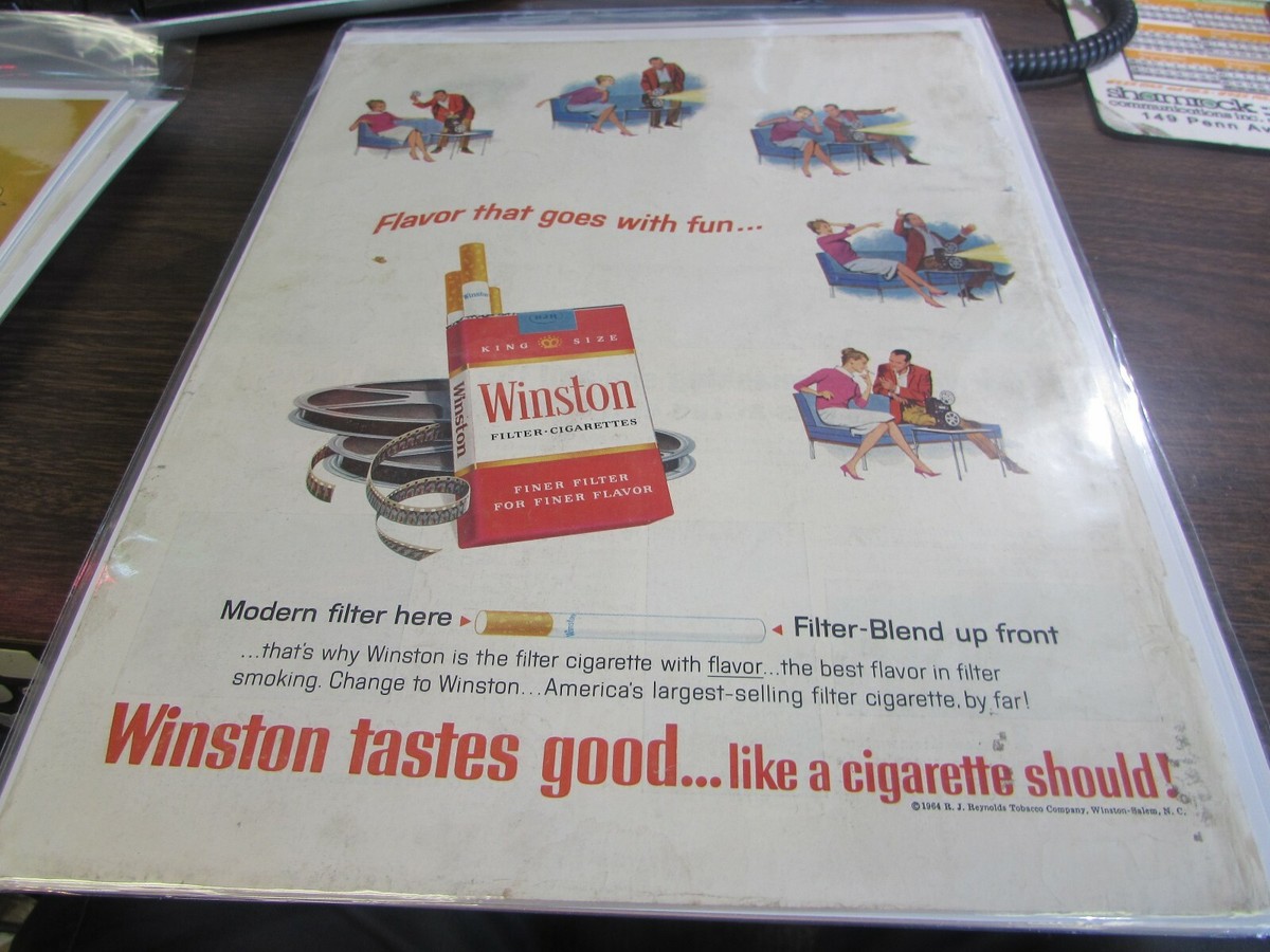 winston tastes good as a cigarette should (1961) #vintageads #vintagead #winston Winston Down Home Taste! (1971)