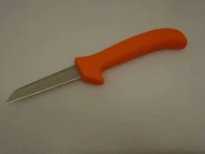 Dexter USA 3.25 inch Clip Point Deboning Knife Wide Stiff Blade Orange Handle