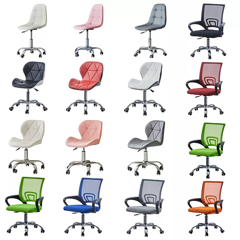 Mesh Faux Leather Computer Chair Office Chair Swivel Lift