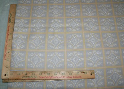 Trellis Tile Sweet Tea Honey Bees RB Studios Fabric Quilting Cotton  1 Y x 44 W