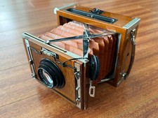 Vintage Contessa Deckrullo Nettel Zeiss Tessar 150mm f/4.5 Lens w/ 6 Film Sheets