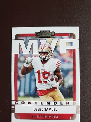 2022 Panini Contenders Deebo Samuel MVP Contenders #MVP-DSM San Francisco 49ers