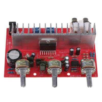 DX 7377 DC 12 V Digital Power Audio Stereo Verstärkerplatine Modul 80 Watt