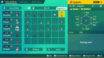 Shiny Palafin 6IV Lv. 38 Jolly Nature Pokemon Scarlet Violet Mit