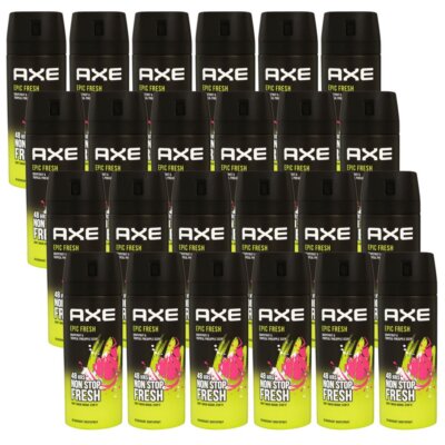 Axe Epic Fresh 24 x 150 ml Deo Deodorant Deospray Deodorant Bodyspray Deodorant