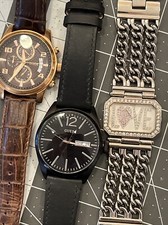 Trio of Guess watches. LOVE Black and brown 3 for 1