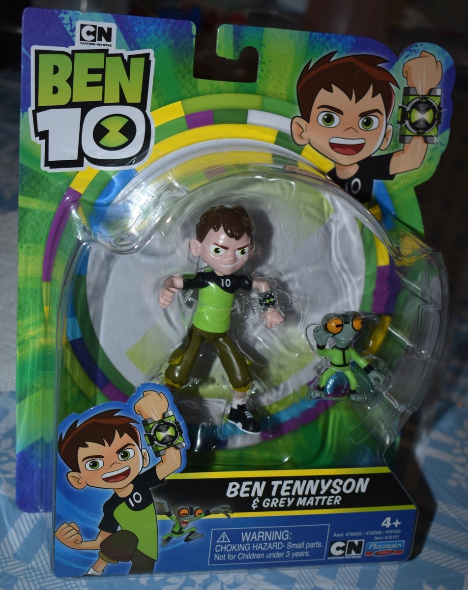 Ben 10 BEN TENNYSON GREY MATTER 3/4 Action Figure PLAYMATES TOYS NEW