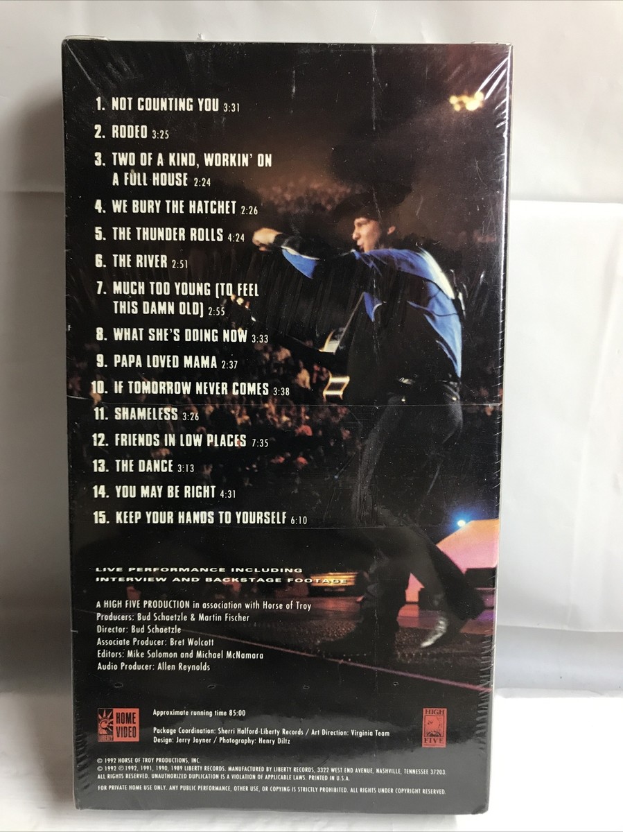 This Is Garth Brooks Live Performance (NEW SEALED VHS, 1992