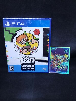 Scott Pilgrim Vs. The World : The Game - Complete Ed. w/ Card #214 (PS4) NEW