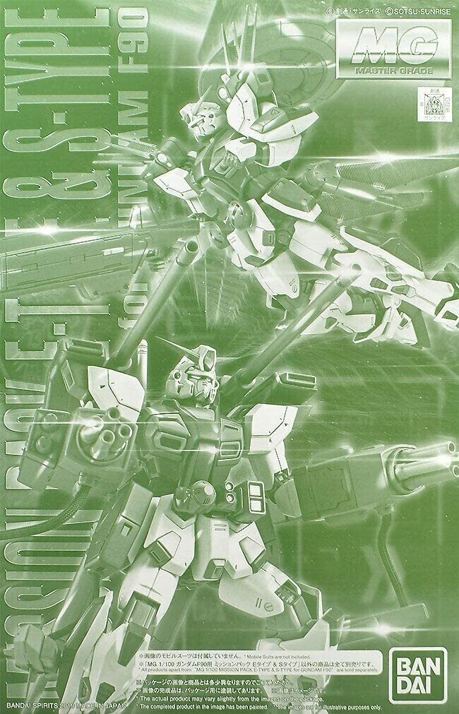 MG ガンダム F90 & ミッションパック Ｅタイプ＆Ｓタイプ BANDAI MG 1/100 Gundam F90 Mission Pack E Type & S Type | eBay