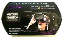 TZUMI Dream Vision Virtual Reality Smartphone Headset Plug & Play w/VR App NIP