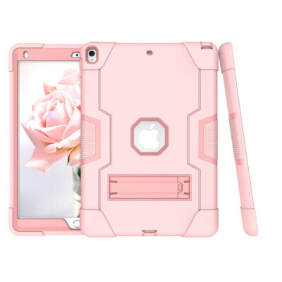 For iPad Air 3 iPad Pro 10.5 Hybrid Rugged Shockproof Armor Bumper Stand Case