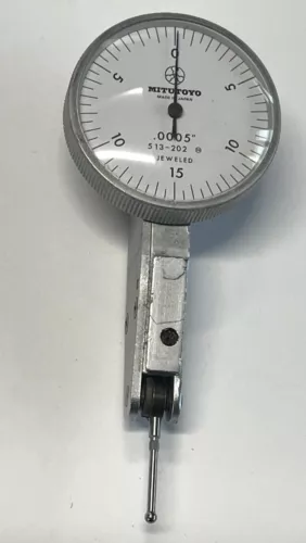 Mitutoyo 513-202 Dial Test Indicator. .030" Range, .0005" Graduation
