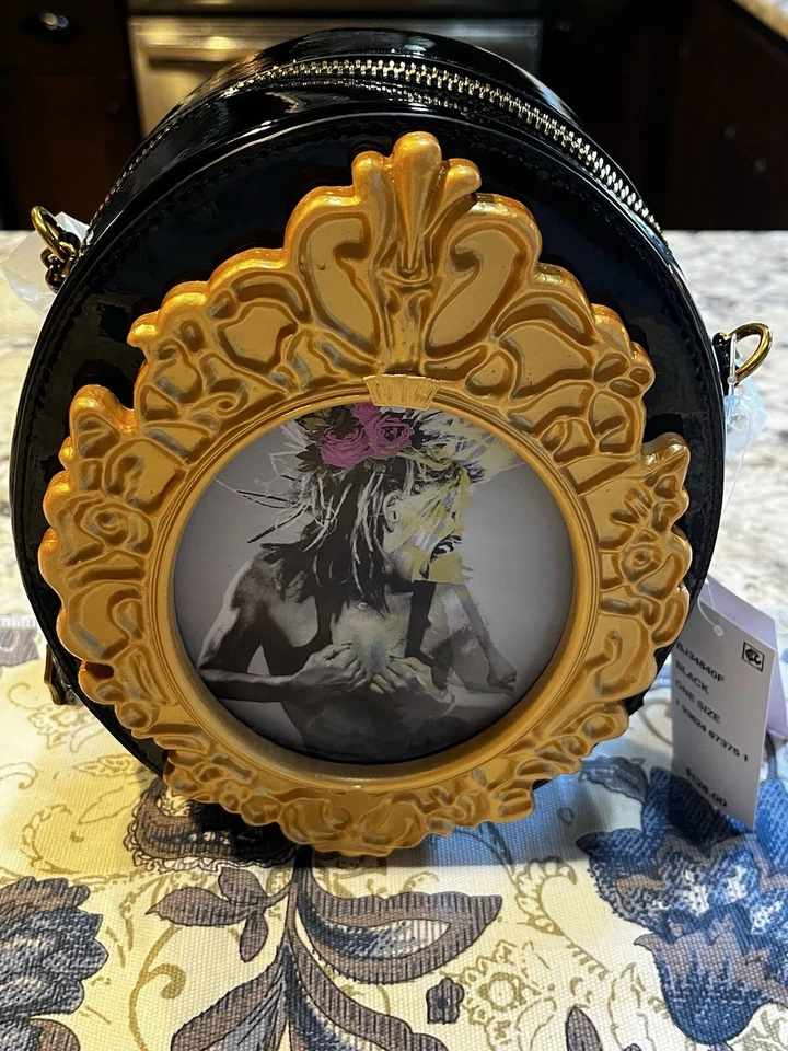 NEW Betsey Johnson Now You See Me Holographic Shifting Crossbody Bag In Black - Image 3 of 4