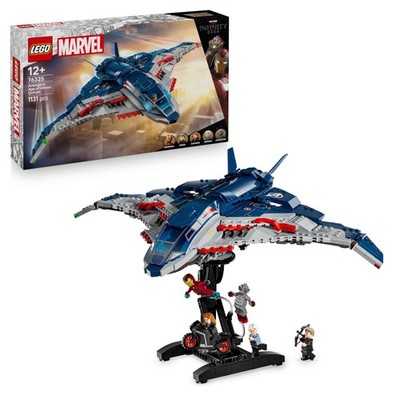 LEGO Marvel Avengers: Age Of Ultron Quinjet   Speelgoed Vliegtuig Met Motor en 5