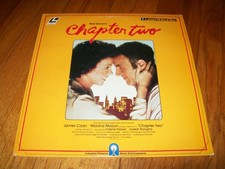 CHAPTER TWO 2-Laserdisc LD SET EXCELLENT VERY RARE JAMES CAAN MARSHA MASON