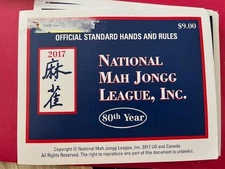 2016 Mah Jongg Official Standard Hands & Rules National Mah Jongg League